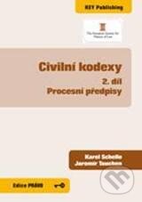 Kniha: Civilní kodexy - Procesní předpisy (Jaromír Tauchen a Karel Schelle). Key publishing, 2010 Kniha: Civilní kodexy - Procesní předpisy (Jaromír Tauchen a Karel Schelle). Key publishing, 2010