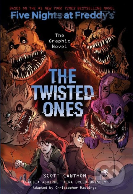 Five Nights at Freddy&#039;s: The Twisted Ones - Kira Breed-Wrisley, Scott Cawthon, Claudia Aguirre (ilustrátor), Scholastic, 2021