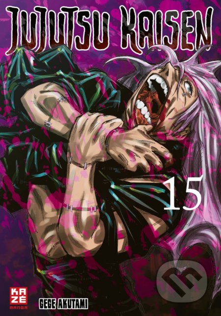 Kniha: Jujutsu Kaisen 15 (nemecký jazyk) (Gege Akutami). Kazé Manga, 2022 Kniha: Jujutsu Kaisen 15 (nemecký jazyk) (Gege Akutami). Kazé Manga, 2022