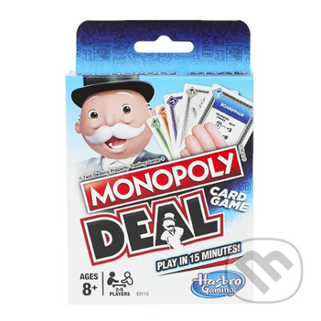 Spoločenská hra: Monopoly Deal (Hasbro). Hasbro, 2021 Spoločenská hra: Monopoly Deal (Hasbro). Hasbro, 2021