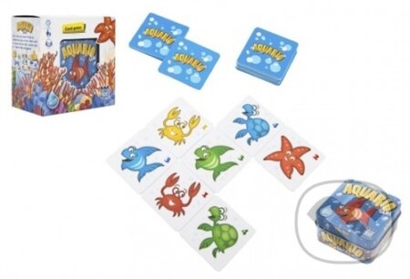 Spoločenská hra: Aquario v plechové krabičce (Bonaparte). Bonaparte, 2021 Spoločenská hra: Aquario v plechové krabičce (Bonaparte). Bonaparte, 2021