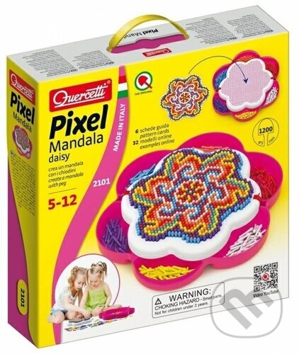 Společenská hra: Pixel Mandala daisy (Quercetti). Quercetti, 2021 Společenská hra: Pixel Mandala daisy (Quercetti). Quercetti, 2021