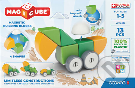 Spoločenská hra: Stavebnice Magicube - Shapes 13 pcs (Geomag). Geomag, 2021 Spoločenská hra: Stavebnice Magicube - Shapes 13 pcs (Geomag). Geomag, 2021