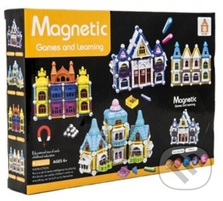 Společenská hra: Magnetická stavebnice - domeček (Bonaparte). Bonaparte, 2021 Společenská hra: Magnetická stavebnice - domeček (Bonaparte). Bonaparte, 2021