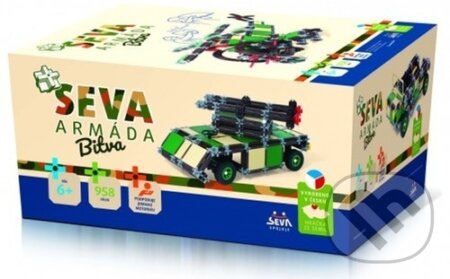 Společenská hra: Stavebnice SEVA - Armáda Bitva (SEVA). SEVA, 2021 Společenská hra: Stavebnice SEVA - Armáda Bitva (SEVA). SEVA, 2021