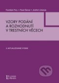 Kniha: Vzory podání a rozhodnutí v trestních věcech (Pavel Šámal). Linde, 2011 Kniha: Vzory podání a rozhodnutí v trestních věcech (Pavel Šámal). Linde, 2011