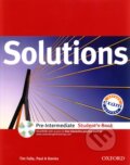 Kniha: Solutions - Pre-Intermediate - Student's Book with MultiROM Pack (Paul Davies a Tim Falla). Oxford University Press, 2007 Kniha: Solutions - Pre-Intermediate - Student's Book with MultiROM Pack (Paul Davies a Tim Falla). Oxford University Press, 2007