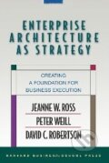 Kniha: Enterprise Architecture As Strategy (Jeanne W. Ross). Harvard Business Press Kniha: Enterprise Architecture As Strategy (Jeanne W. Ross). Harvard Business Press