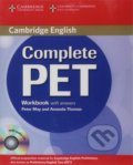 Kniha: Complete PET: Workbook (Amanda Thomas a Peter May). Cambridge University Press, 2010 Kniha: Complete PET: Workbook (Amanda Thomas a Peter May). Cambridge University Press, 2010