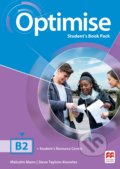 Optimise B2: Student's Book Pack (Malcolm Mann a Steve Taylore-Knowles). MacMillan, 2016 Optimise B2: Student's Book Pack (Malcolm Mann a Steve Taylore-Knowles). MacMillan, 2016