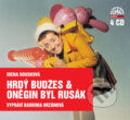 Audiokniha: Hrdý Budžes/ Oněgin byl Rusák (Irena Dousková). Supraphon, 2011 Audiokniha: Hrdý Budžes/ Oněgin byl Rusák (Irena Dousková). Supraphon, 2011