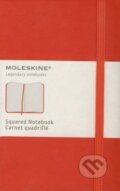 Moleskine - malý červený zápisník (štvorčekový), Moleskine