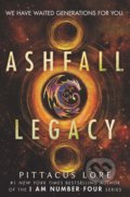 Kniha: Ashfall Legacy (Pittacus Lore). HarperCollins, 2021 Kniha: Ashfall Legacy (Pittacus Lore). HarperCollins, 2021