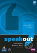 Kniha: Speakout - Intermediate - Students Book with Active Book (Antonia Clare a J.J. Wilson). Pearson, Longman, 2011 Kniha: Speakout - Intermediate - Students Book with Active Book (Antonia Clare a J.J. Wilson). Pearson, Longman, 2011