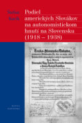 Kniha: Podiel amerických Slovákov na autonomistickom hnutí na Slovensku (Štefan Kucík). Matica slovenská, 2011 Kniha: Podiel amerických Slovákov na autonomistickom hnutí na Slovensku (Štefan Kucík). Matica slovenská, 2011