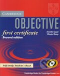 Kniha: Objective - First Certificate - Self-study Student's Book with answers (Annette Capel a Wendy Sharp). Cambridge University Press Kniha: Objective - First Certificate - Self-study Student's Book with answers (Annette Capel a Wendy Sharp). Cambridge University Press