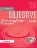 Kniha: Objective - First Certificate - Workbook without key (Annette Capel a Wendy Sharp). Cambridge University Press Kniha: Objective - First Certificate - Workbook without key (Annette Capel a Wendy Sharp). Cambridge University Press