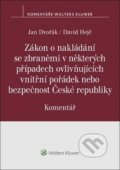 Kniha: Zákon o nakládání se zbraněmi (David Hejč a Jan Dvořák). Wolters Kluwer ČR, 2021 Kniha: Zákon o nakládání se zbraněmi (David Hejč a Jan Dvořák). Wolters Kluwer ČR, 2021
