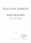 Kniha: Sonáta F dur pre klavír (Alexander Albrecht). Národné hudobné centrum, 1999 Kniha: Sonáta F dur pre klavír (Alexander Albrecht). Národné hudobné centrum, 1999