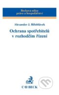 Kniha: Ochrana spotřebitelů v rozhodčím řízení (Alexander J. Bělohlávek). C. H. Beck, 2012 Kniha: Ochrana spotřebitelů v rozhodčím řízení (Alexander J. Bělohlávek). C. H. Beck, 2012