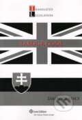 Kniha: Labour Code - Občiansky zákonník (Wolters Kluwer (Iura Edition)). Wolters Kluwer (Iura Edition), 2012 Kniha: Labour Code - Občiansky zákonník (Wolters Kluwer (Iura Edition)). Wolters Kluwer (Iura Edition), 2012