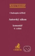 Kniha: Autorský zákon (Helena Chaloupková a Petr Holý). C. H. Beck, 2012 Kniha: Autorský zákon (Helena Chaloupková a Petr Holý). C. H. Beck, 2012