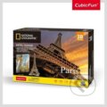 Puzzle 3D National Geographic - Eiffelova věž, CubicFun, 2021