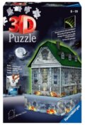 Puzzle: 3D (Noční edice) - Strašidelný dům (Ravensburger). Ravensburger, 2021 Puzzle: 3D (Noční edice) - Strašidelný dům (Ravensburger). Ravensburger, 2021