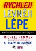 Kniha: Rychleji, levněji, lépe (Lisa W. Hershman a Michael Hammer). Management Press, 2012 Kniha: Rychleji, levněji, lépe (Lisa W. Hershman a Michael Hammer). Management Press, 2012