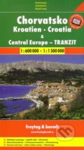 Chorvátsko, Central Europe - tranzit 1:600 000 1:1 500 000 (freytag&berndt). freytag&berndt, 2015 Chorvátsko, Central Europe - tranzit 1:600 000 1:1 500 000 (freytag&berndt). freytag&berndt, 2015
