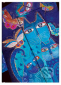 Paperblanks - diár 2013 - Blue Cats & Butterflies Midi, 2012 Paperblanks - diár 2013 - Blue Cats & Butterflies Midi, 2012