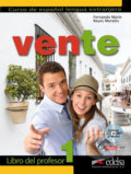 Kniha: Vente 1/A1+A2 Libro del profesor + CD (Arrese Fernando Marín). Edelsa, 2014 Kniha: Vente 1/A1+A2 Libro del profesor + CD (Arrese Fernando Marín). Edelsa, 2014
