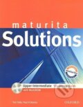 Kniha: Maturita Solutions Upper-intermediate Student's Book (Tim Falla a Paul Davies). Oxford University Press, 2010 Kniha: Maturita Solutions Upper-intermediate Student's Book (Tim Falla a Paul Davies). Oxford University Press, 2010