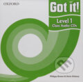 Audiokniha: Got It! 1: Class Audio CDs /2/ (Philippa Bowen). Oxford University Press, 2011 Audiokniha: Got It! 1: Class Audio CDs /2/ (Philippa Bowen). Oxford University Press, 2011
