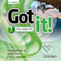 Audiokniha: Got It! 1: Class Audio CDs /2/ (2nd) (Philippa Bowen). Oxford University Press, 2014 Audiokniha: Got It! 1: Class Audio CDs /2/ (2nd) (Philippa Bowen). Oxford University Press, 2014