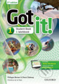Kniha: Got It! 1: Student´s Pack with Digital Workbook (2nd) (Philippa Bowen). Oxford University Press, 2014 Kniha: Got It! 1: Student´s Pack with Digital Workbook (2nd) (Philippa Bowen). Oxford University Press, 2014