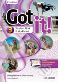 Kniha: Got It! 3: Student´s Pack with Digital Workbook (2nd) (Philippa Bowen). Oxford University Press, 2014 Kniha: Got It! 3: Student´s Pack with Digital Workbook (2nd) (Philippa Bowen). Oxford University Press, 2014