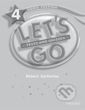 Kniha: Let´s Go 4: Tests and Quizzes (3rd) (Robert Zacharias). Oxford University Press, 2007 Kniha: Let´s Go 4: Tests and Quizzes (3rd) (Robert Zacharias). Oxford University Press, 2007