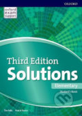 Kniha: Solutions Elementary: Student´s Book and Online Practice Pack 3rd (International Edition) (Paul Davies a Tim Falla). Oxford University Press, 2018 Kniha: Solutions Elementary: Student´s Book and Online Practice Pack 3rd (International Edition) (Paul Davies a Tim Falla). Oxford University Press, 2018