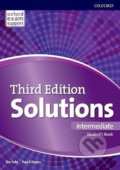Kniha: Solutions Intermediate: Student´s Book and Online Practice Pack 3rd (International Edition) (Paul Davies a Tim Falla). Oxford University Press, 2018 Kniha: Solutions Intermediate: Student´s Book and Online Practice Pack 3rd (International Edition) (Paul Davies a Tim Falla). Oxford University Press, 2018