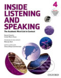 Kniha: Inside Listening and Speaking 4: Student´s Book Pack (Daniel Hamlin). Oxford University Press, 2015 Kniha: Inside Listening and Speaking 4: Student´s Book Pack (Daniel Hamlin). Oxford University Press, 2015