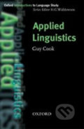 Kniha: Oxford Introductions to Language Study: Applied Linguistics (Guy Cook). Oxford University Press, 2003 Kniha: Oxford Introductions to Language Study: Applied Linguistics (Guy Cook). Oxford University Press, 2003