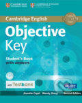Kniha: Objective Key Student´s Book with Answers with CD-ROM with Testbank (Annette Capel a Wendy Sharp). Cambridge University Press, 2016 Kniha: Objective Key Student´s Book with Answers with CD-ROM with Testbank (Annette Capel a Wendy Sharp). Cambridge University Press, 2016