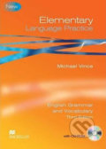 Kniha: New Elementary Language Practice: Student Book Without Key + CD-ROM Pack (Michael Vince). MacMillan, 2010 Kniha: New Elementary Language Practice: Student Book Without Key + CD-ROM Pack (Michael Vince). MacMillan, 2010