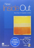 New Inside Out Beginner: Student´s Book + eBook - Sue Kay, MacMillan