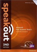 Kniha: Speakout Advanced Flexi 1: Coursebook w/ MyEnglishLab, 2nd Edition (Antonia Clare a J.J. Wilson). Pearson, 2016 Kniha: Speakout Advanced Flexi 1: Coursebook w/ MyEnglishLab, 2nd Edition (Antonia Clare a J.J. Wilson). Pearson, 2016