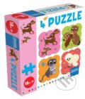 Puzzle: 4 puzzle jazvečík (Pygmalino). Pygmalino, 2022 Puzzle: 4 puzzle jazvečík (Pygmalino). Pygmalino, 2022