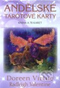Kniha: Andělské tarotové karty (Doreen Virtue a Radleigh Valentine). Synergie, 2013 Kniha: Andělské tarotové karty (Doreen Virtue a Radleigh Valentine). Synergie, 2013