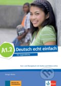 Kniha: Deutsch echt einfach! A1.2 – Kurs/Übungs. + MP3 (Klett). Klett, 2017 Kniha: Deutsch echt einfach! A1.2 – Kurs/Übungs. + MP3 (Klett). Klett, 2017