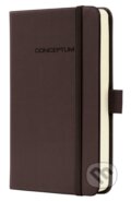 Zápisník CONCEPTUM® design – kávová hnedá (A6, linajkový), Sigel, 2013